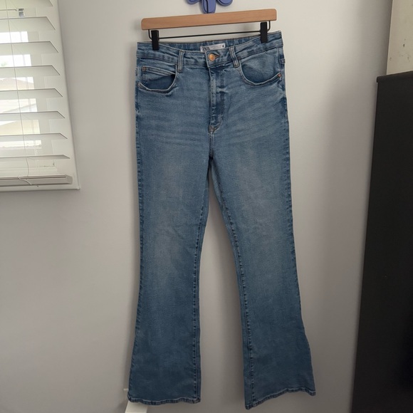 Zara Denim - Zara Medium Blue Flare Jeans